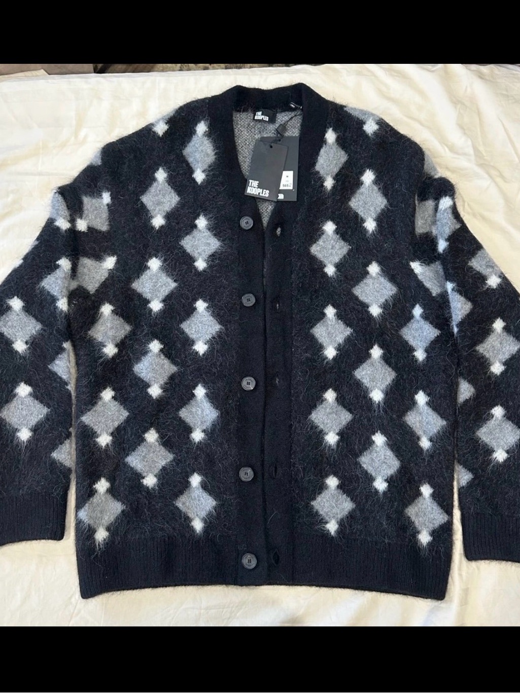 The Kooples Designer Alpaca-Blend Cardigan - Unisex Adult Medium - New With Tags